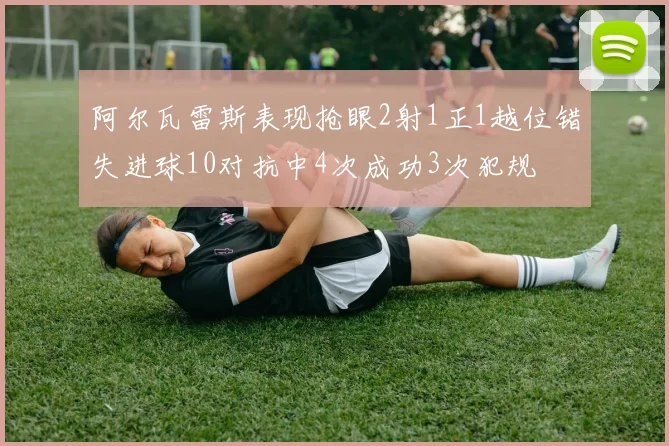 阿尔瓦雷斯表现抢眼2射1正1越位错失进球10对抗中4次成功3次犯规